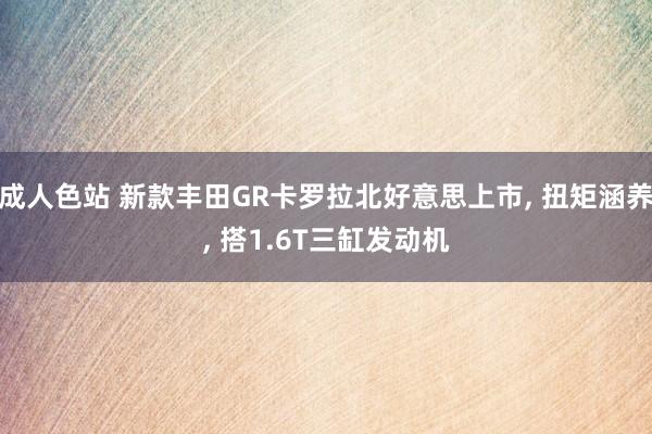 成人色站 新款丰田GR卡罗拉北好意思上市， 扭矩涵养， 搭1.6T三缸发动机